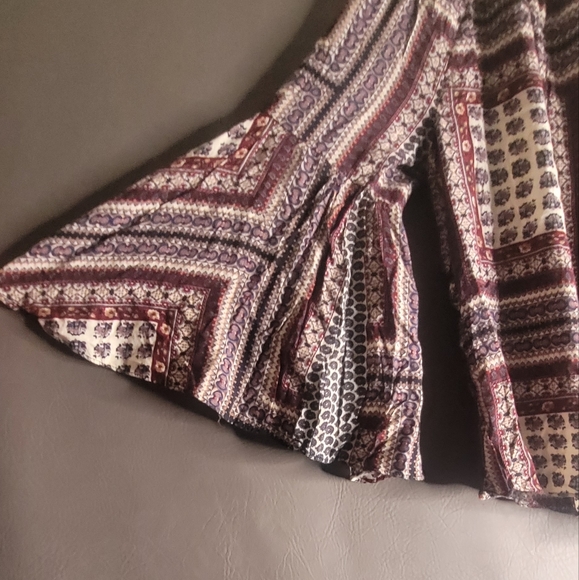 Ganji LA women floral boho blouse size 2X wide shoulder - Picture 6 of 8